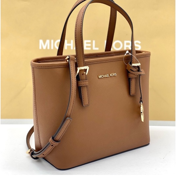 Michael Kors Jet Set Small Carryall Convertible Tote Crossbody - Picture 5 of 11